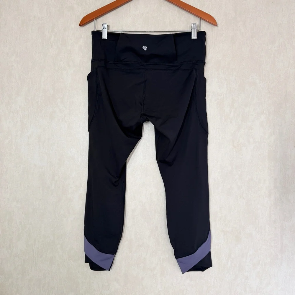 Athleta Women’s Ultimate Stash Colorblock 7/8 Craft Tight in Black L - Picture 5 of 13